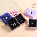Customized Necklace Earring Jewelry Packaging Gift Paper Box Custom Paper Thickness for sale