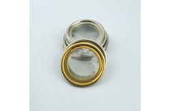 China Aluminum POE EOE Foil Peel Off Lid Clear Pull Tab Easy Tear Cover supplier