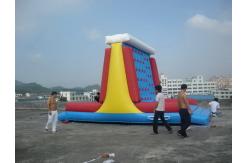 China Enjoyable And Funny Inflatable Amusement Park , Outdoor Rock Climbing Wall supplier