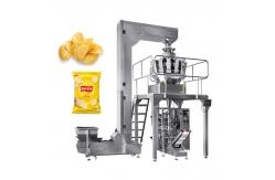 China Automatic Vertical Pringles Potato Chips Snack Puffed Rice Packing Packaging Machine supplier