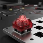 Red Led Color Polyester Keyboard Switch Custom Made Oem Odm Precision Engineered For Mechanical Keyboard Manufacturing for sale