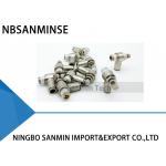 SCT All Metal Brass Fitting Push In Speed Controller Brass Pneumatic Air Flow Control Valves Sanmin for sale