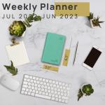 Custom 8.5X11 14 Month Planner 2023 2023 80GSM Ink Resistant Paper
