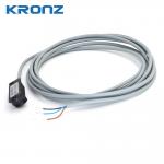 Inductive Sensor 3 Wires DC NPN NO Distance Sn 8mm 10-35 Vdc PVDF Material IP67 Waterproof for sale
