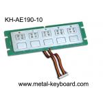 Customized 10 Keys stainless steel keypad , entry metal keypad with LED Light for sale