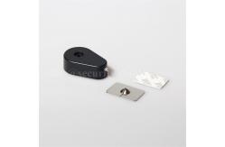 China Teardrop Pullbox Anti Theft Tether with Adhesive Metal Plate Endfitting supplier