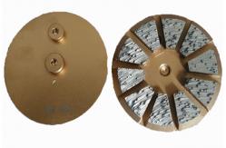 China Terrco Diamond Grinding Stones With 8 Triangle Segments For Concrete Floor supplier