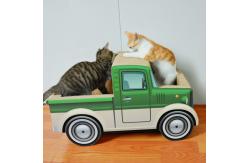 China Corrugated Cardboard Cat Scratcher Car Shaped Cat Scratcher OEM ODM supplier
