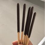 Papa Fully Automatic Pocky Sticks Finger Biscuit double Chocolate Dipping and Coating Machine for sale