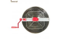 China Metal Stands SS Honey Extractor Manual Honey Processing Machine 4 Frames supplier