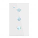 Convenient Timer Single Pole 3 Gang Smart Switch No Neutral Required 10A for sale