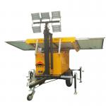 Highly Flexible Solar Power Led Lighting Trailer For Factory Lighting