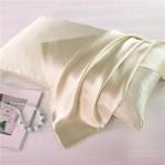 Plain Dyed 51×66cm 22 Momme Mulbery Silk Pillowcase For Hotel for sale