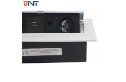 China Multimedia Desk Pop Up Socket Box Wire Grommet Cover Power supplier