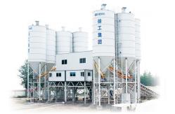 China HZS240 240m3/H Automatic Concrete Batching Plant Road Construction Machinery supplier