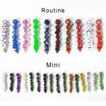 Candy color mini resin desktop game dice set