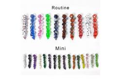China Candy color mini resin desktop game dice set supplier