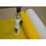 100 % Polyester Yarn Screen Printing Mesh Material High Tension White Color for sale