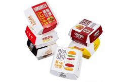 China Paperboard Burger Packaging Box Customized for Potato Chips Biodegradable Kraft Paper supplier