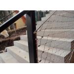 Balustrade Infill Cable 80x80mm Ferrule Rope Mesh For Staircase for sale