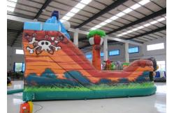China Factory Inflatable Pirate Ship Obstacle Course Animals Pirate Boat Inflatable Castle supplier