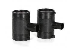 China HDPE PE SDR11 SDR17 Plastic Electrofusion Fittings Reducing Tee For Water supplier