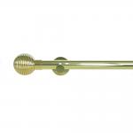 Multi Layer Ball Finial Pipe Curtain Rods Custom Anti Copper for sale