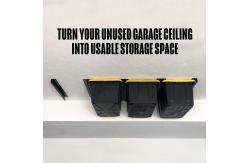 China Adjustable Width Container Ceiling Mount Storage Rack for Functional Design Holders supplier