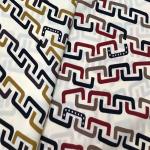 90-150gsm Geometric Spandex Polyester Digital Printed Woven Fabrics For Clothing for sale