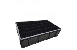 China ESD OEM Anti Static Container Plastic Custom Pallet Circulation Black supplier