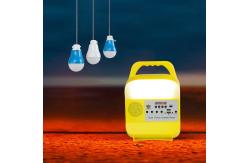 China 5W Led Bulbs Bluetooth Solar Home Lighting System With Radio supplier