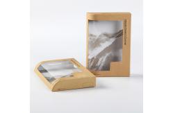 China Mobile Cover Packaging Box With PVC Window Custom Small Card Paper Material supplier
