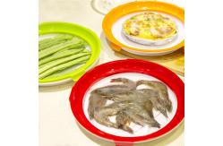 China Round Reusable Stackable Food Trays BPA Free With Elastic Lid supplier