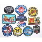 Heat Transfer Clothing Embroidered Patches School Club Uniform Badge Twill for sale