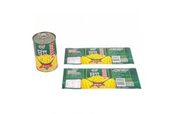 China Wet Glue Label for Customized Adhesive Label Printing on Jars Cans Bottles supplier