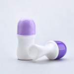 30ml Small Roller Ball Bottles Mini Deodorant Perfume WIth Purple Cap