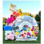 3m with blower air pump kids play transparent bubble house inflatable snow globe