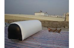 China Custom High Density, PVC Tarpaulin Inflatable Paint Bunker Trampoline Combo supplier
