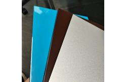 China 1220mm PE Aluminum Composite Panel ACP Sheets Heat Resistance supplier