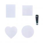 DIY Printed Sublimation Blank Acrylic Car Photo Clip Custom Car Sunshade Decoration for sale