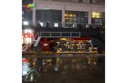 China Playground Exhibition Plaza Decorative Metal Train Rust Resistance supplier