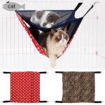 New Winter Warm Double-Layer Mesh Pet Hammock Bed Cat Cage Two-Layer Cat Swing Cat Hanging Bed for sale