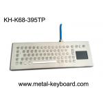 Water-proof desktop industrial 67 keys PC-keyboard layout with touchpad and 3 mouse buttons for sale