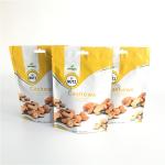 Custom Printing Plastic Pouches Packaging Stand Up Zipper Bag With One Way Degassing Valve for sale