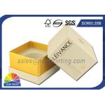 Perfume / Cosmetics Paper Gift Box Rigid Setup Boxes With UV Varnishing for sale