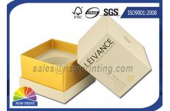 China Perfume / Cosmetics Paper Gift Box Rigid Setup Boxes With UV Varnishing supplier