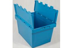 China Foldable plastic box storage container stackable and nestable storage bin supplier