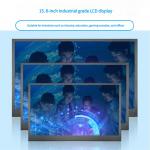 15.6-Inch Industrial-Grade Metal Touchscreen Display Full HD 1920x1080 IPS Panel with 10-Point Capacitive Touch for sale