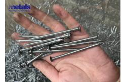 China DIN Common Galvanized Ring Shank Nails 1 Inch Fence Carpentry Polished Flat Head supplier