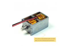China 24W Double Holding Pulse Solenoid For DC Charging Gun Electronic Lock supplier